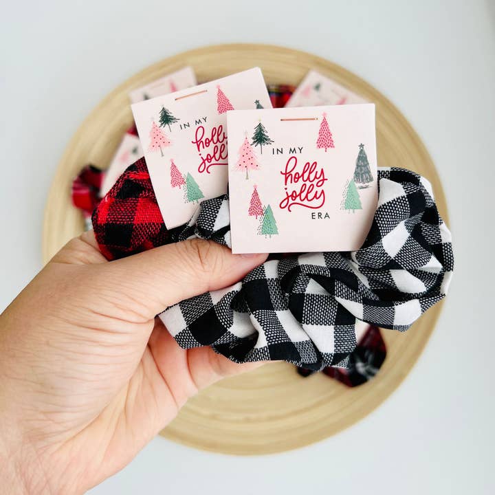 Tiny Gift Society - Wholesale Scrunchie - Women's - Holiday Thank You Gift Christmas Scrunchie Stocking Stuffer