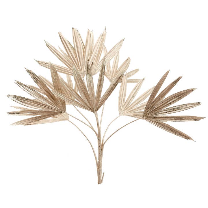 Studio Specialties - Wholesale Artificial Plant - BUSH PALM LEAF CHAMPAGNE