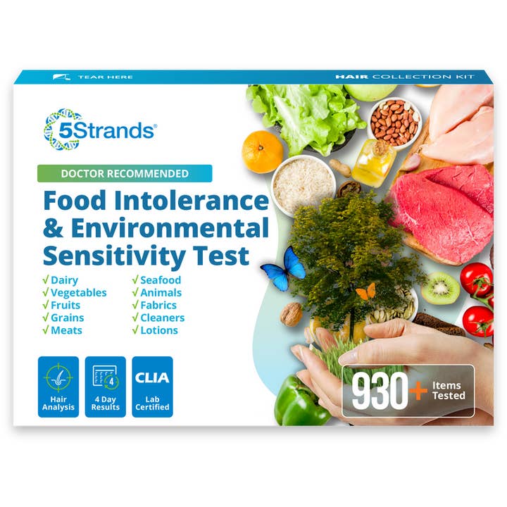 Teste de Intolerância Alimentar e Sensibilidade Ambiental por atacado de 5Strands