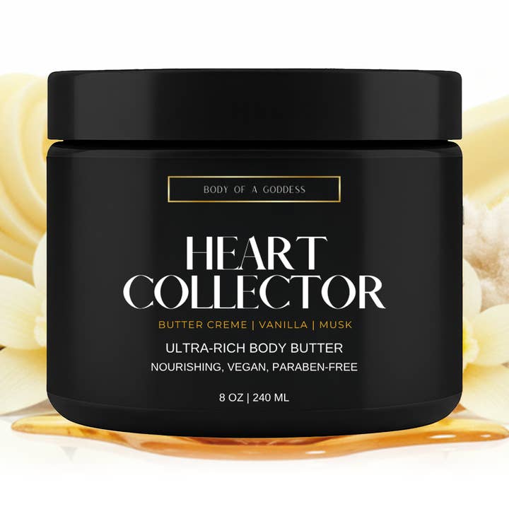 HEART COLLECTOR BODY BUTTER for wholesale by Body of a Goddess