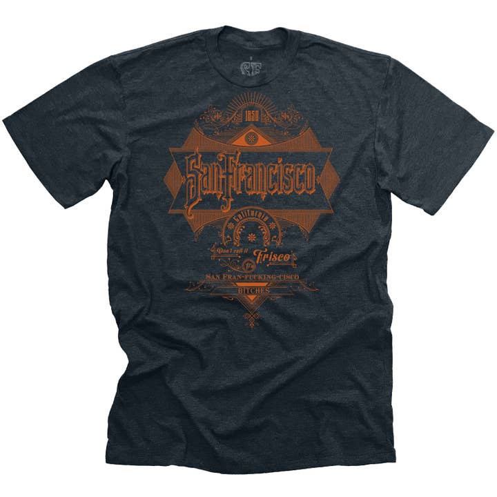 Vintage "San Fran-fucking-cisco" Unisex Tee for wholesale by SF Mercantile