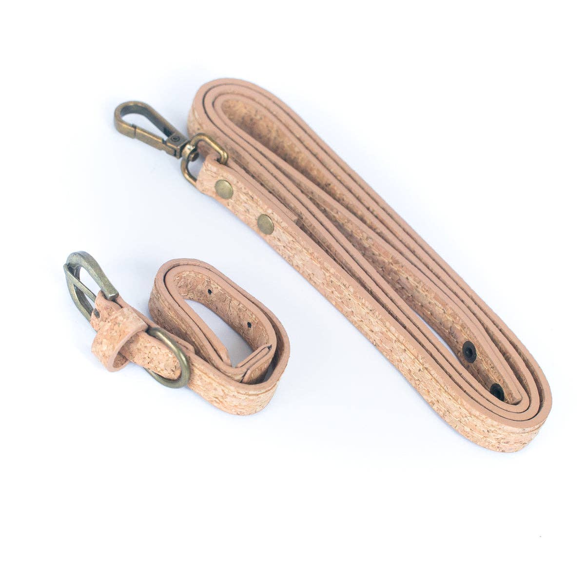 Meninas Bonitas Cork - Wholesale Pet Leash - Dog - Naturally Corked Pet Leash and Collar Set - Fits23-29cm/ 9-15