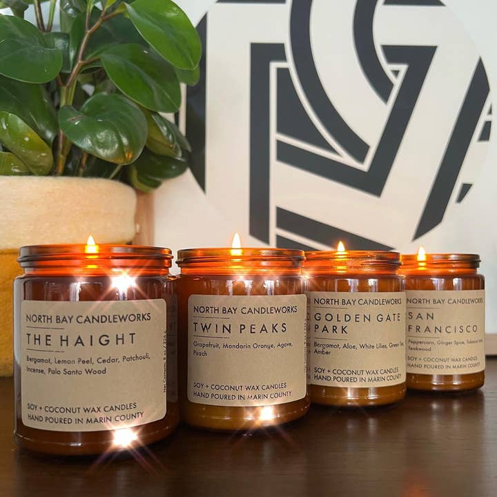 North Bay Candleworks - Wholesale Jar/Filled Candle - San Francisco (Standard Size, 8 oz)4