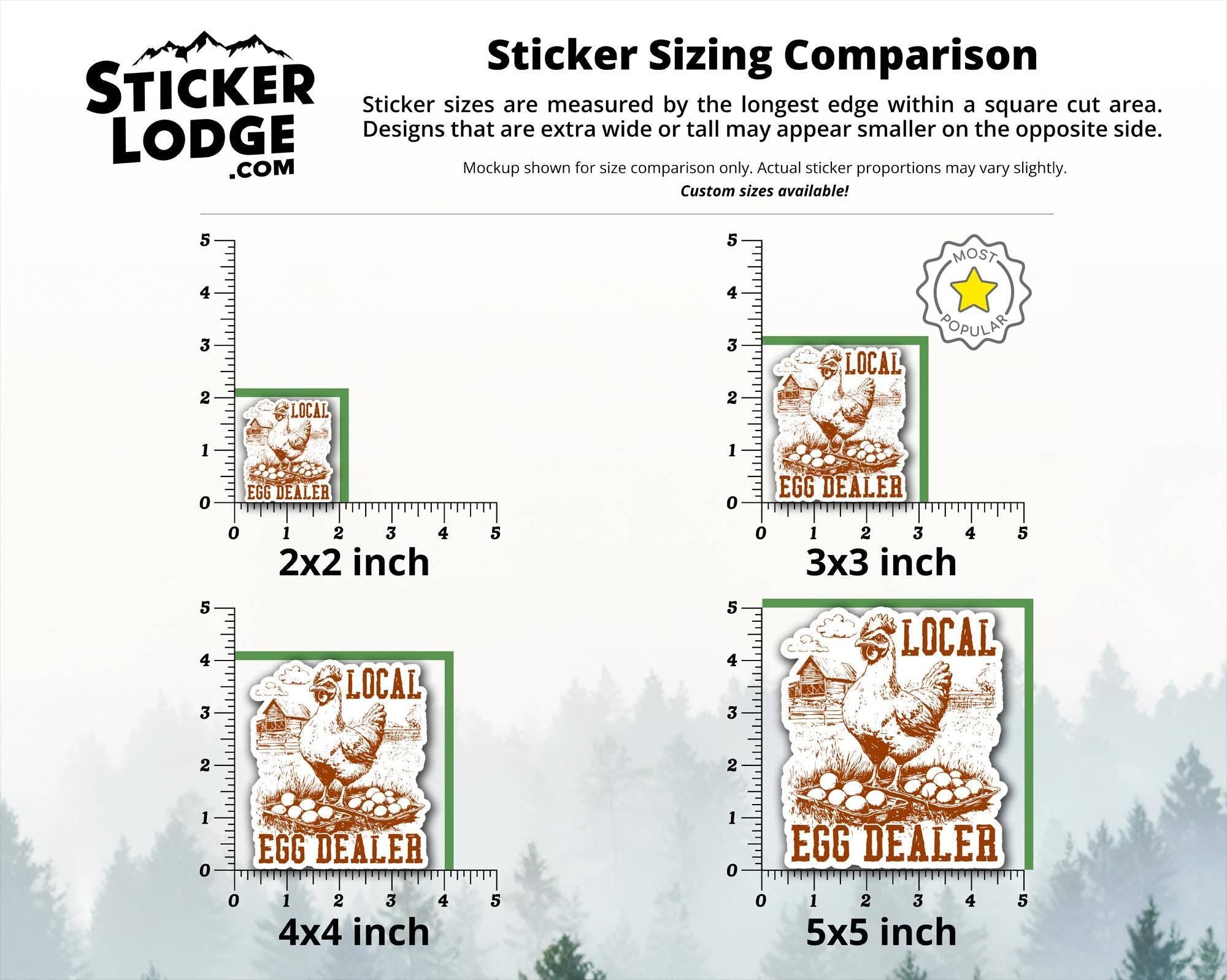 Sticker Lodge - Wholesale Sticker - Local Egg Dealer Vinyl Sticker3