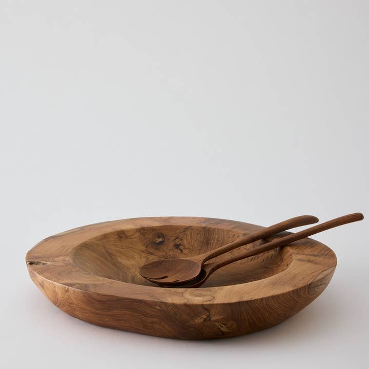 Tell Me More - Vendita all'ingrosso Utensile da cucina - Set da insalata in teak1