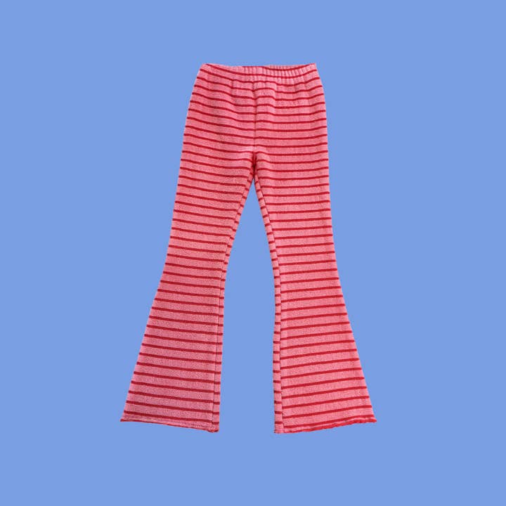 Golden Child Solar Flare Pants - Pink and red stripe for wholesale by Golden Child