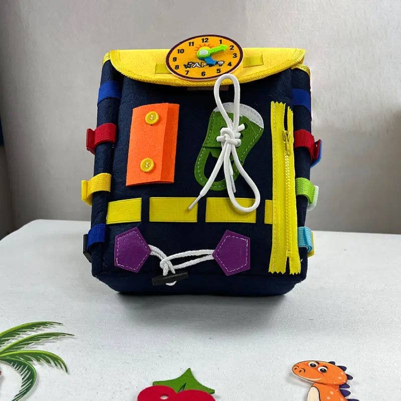 VIGOR - Wholesale Backpack - Kids - Toddlers with Buckles and Zippers, Montessori Sensory Toys7