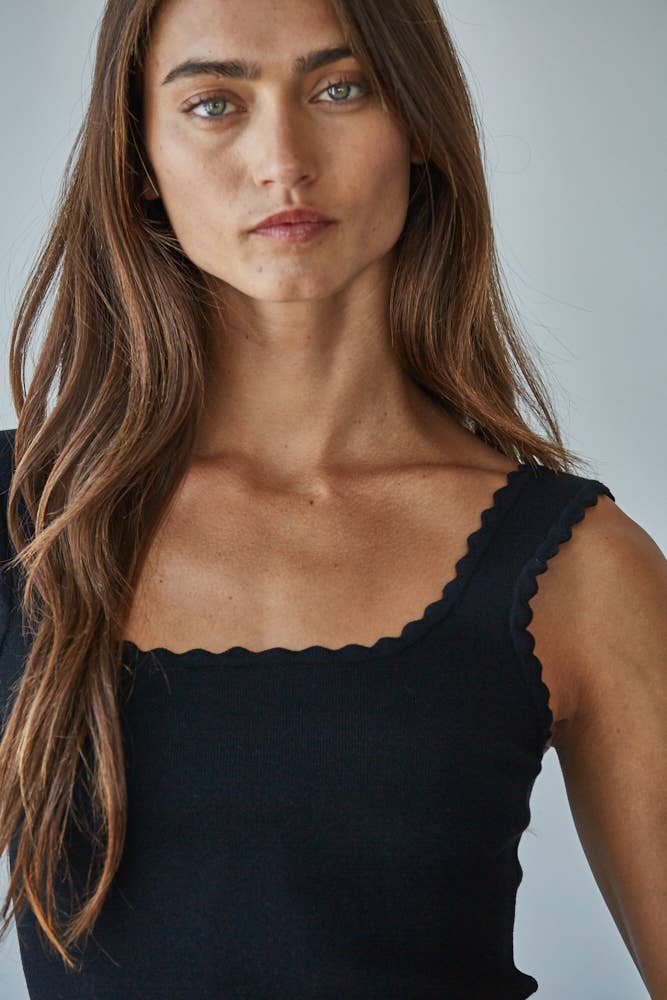 By Together - Wholesale Tank Top - Women's - W2083 | Knit Sweater Scoop Neck Sleeveless Tank Top5