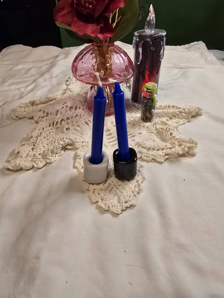 Chime Candle Holders for wholesale by Chaotic Crystal Chick Co.