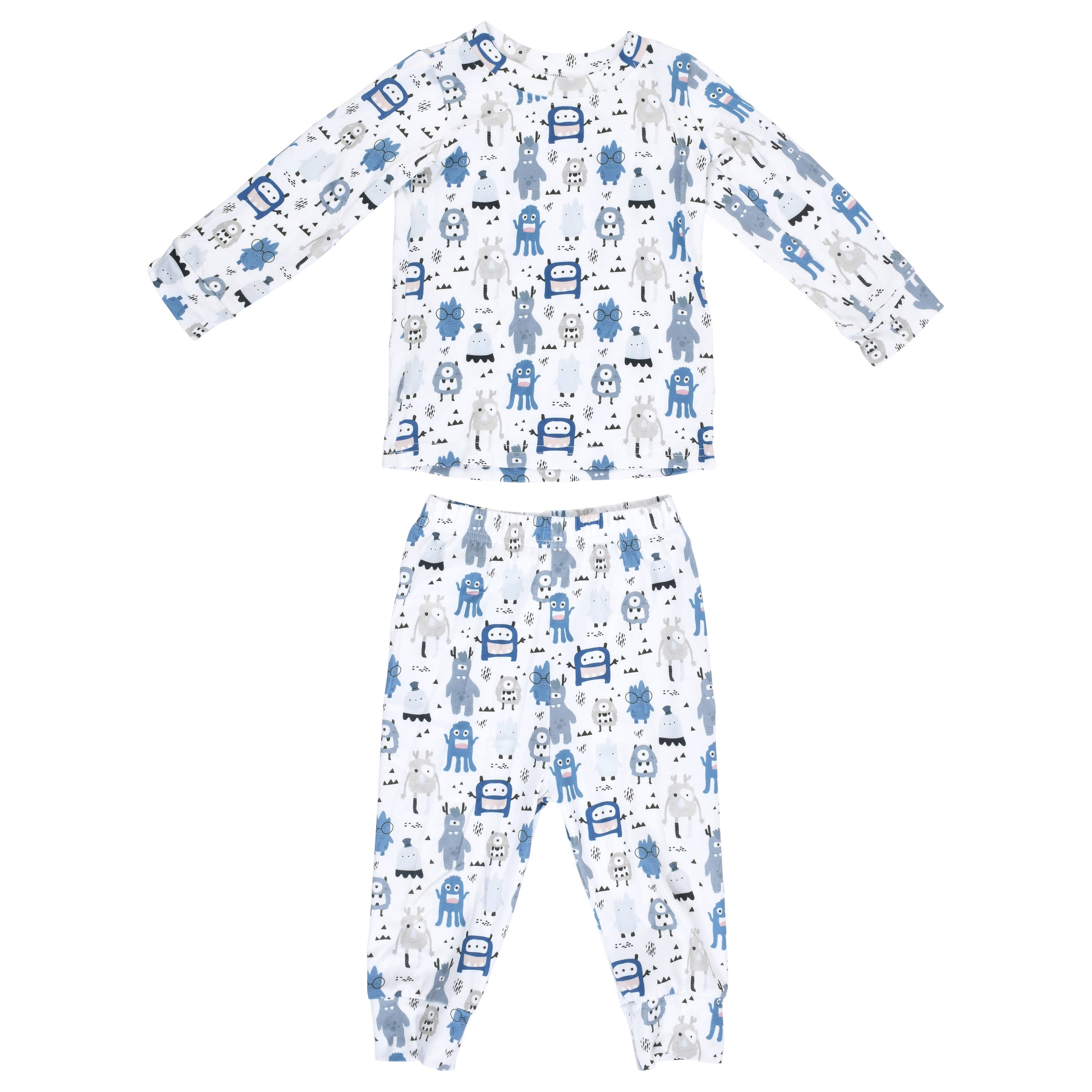 Three Little Tots – Conjunto de pijama - Crianças por atacado – Monstro de Halloween Jammies Criança Pjs e Lougewear1