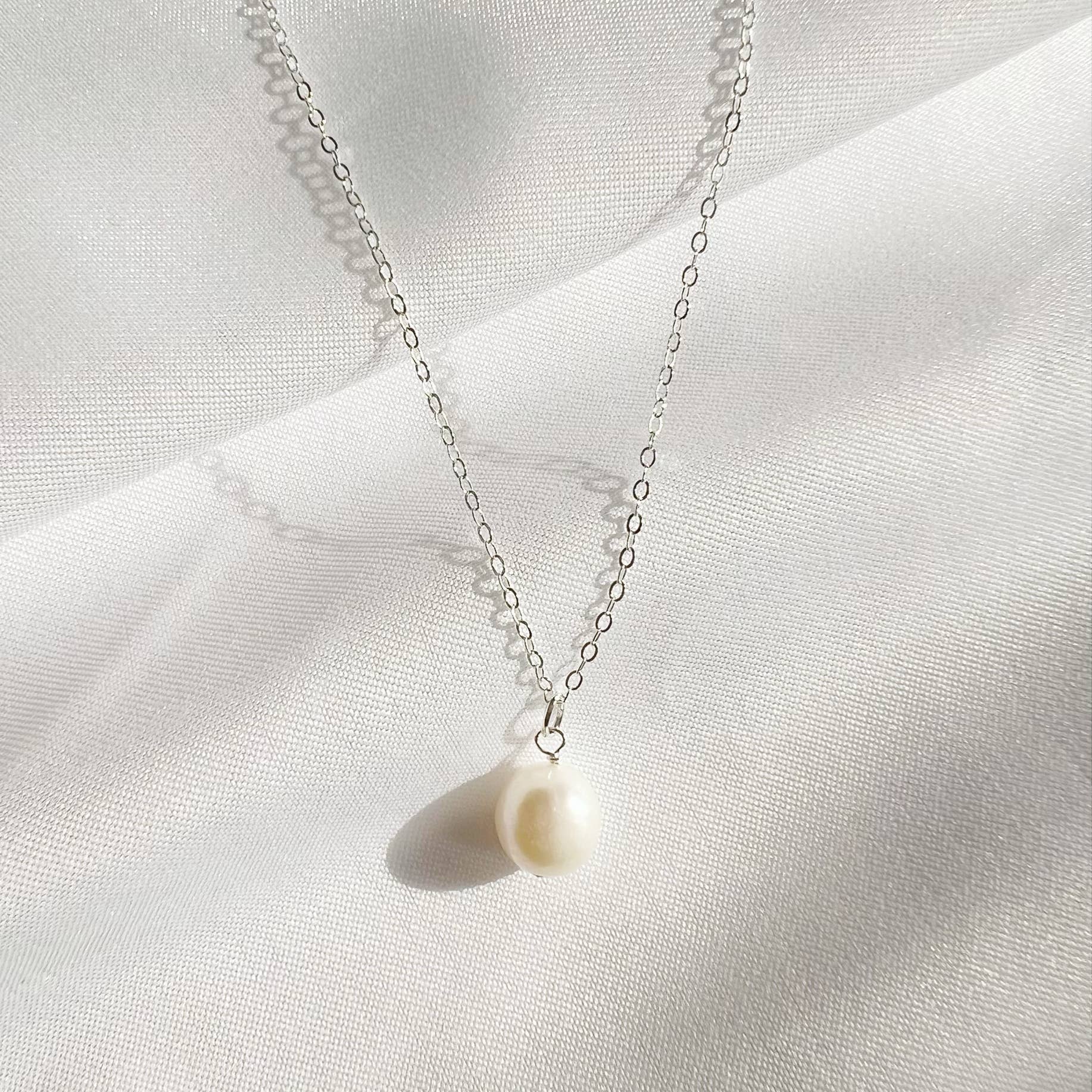 True by Kristy Jewelry - Wholesale Pendant/Charm Necklace - Reese Freshwater Pearl Necklace Sterling Silver3
