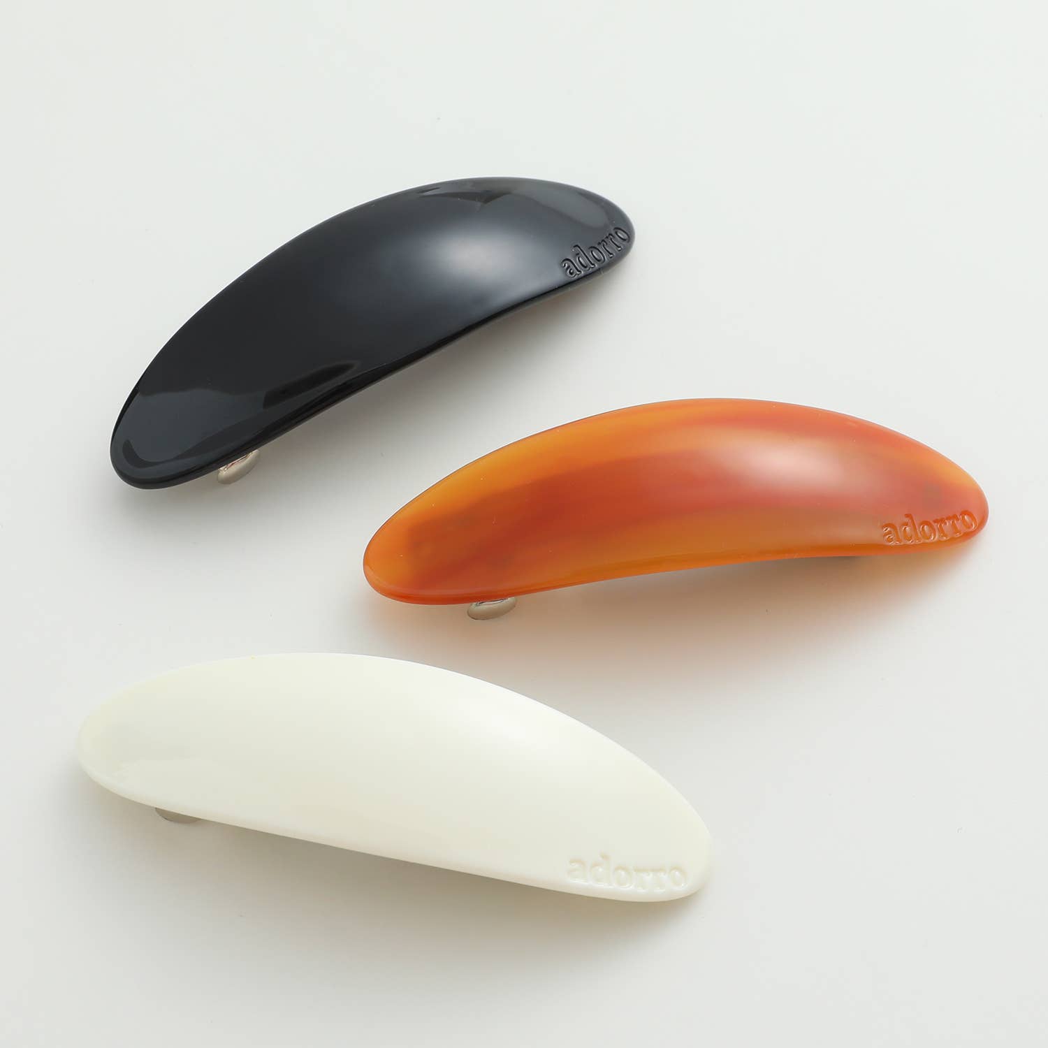 Assorted Charlotte | Classic Curved Thick French Barrette  for wholesale on Faire1