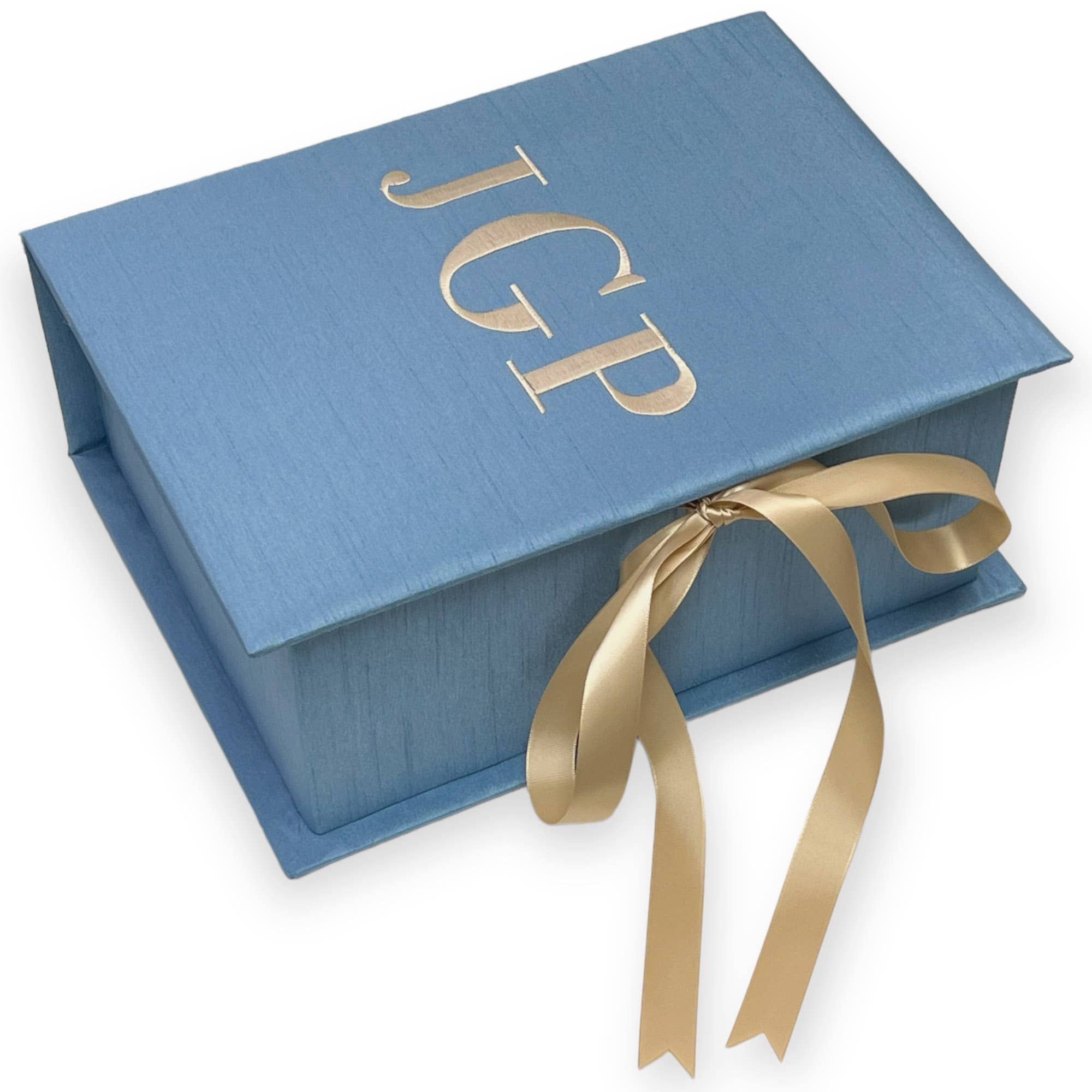 MARCELA – Großhandel Erinnerungsbox – Kind & Baby – Mittelgroße Aufbewahrungsbox für Babyandenken, Baby Shantung3