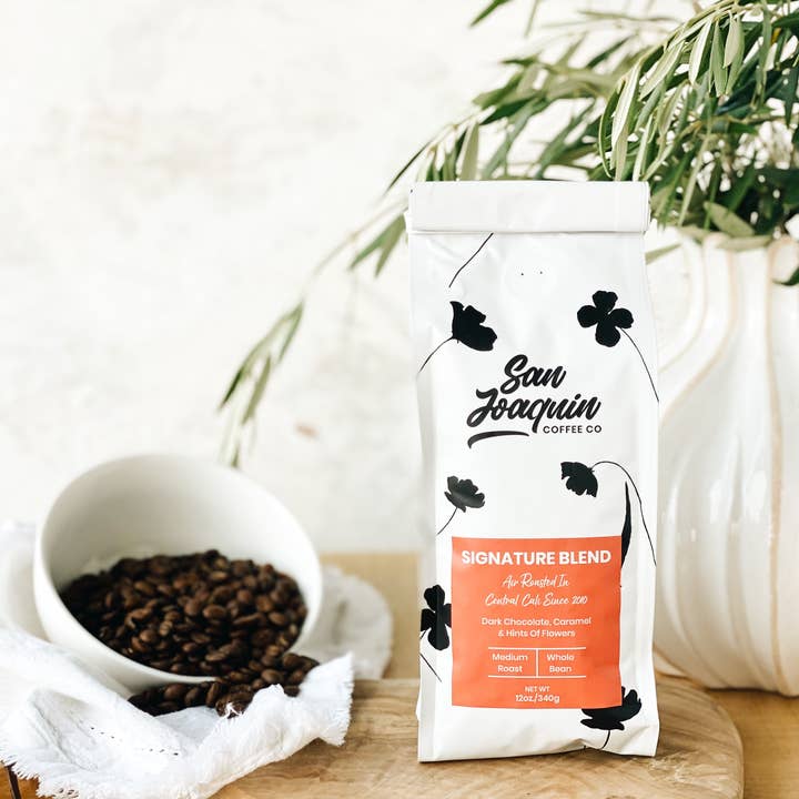 Signature Blend Coffee Ground for wholesale by San Joaquin Coffee Company