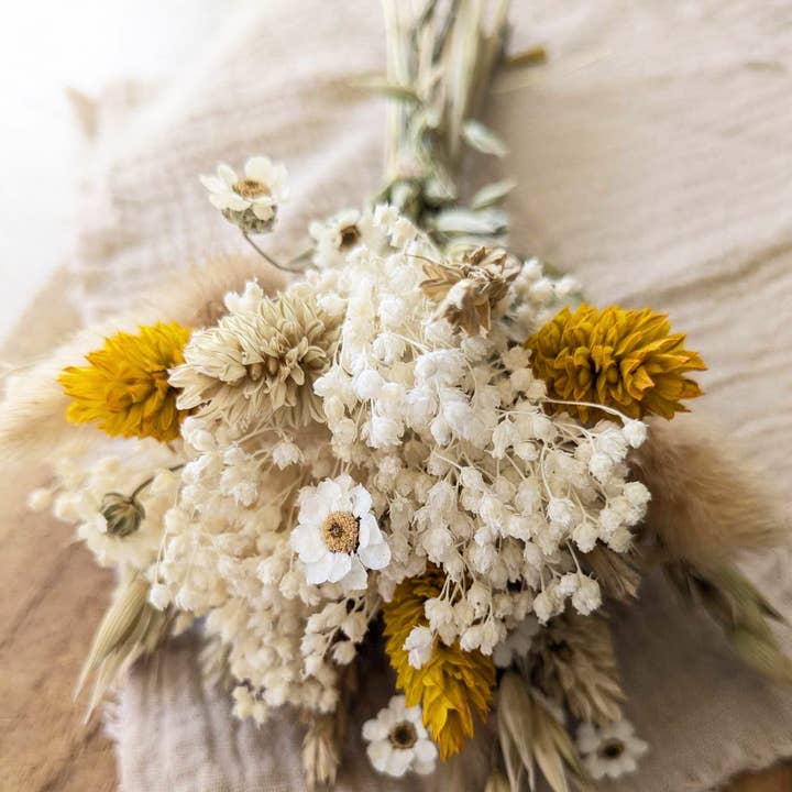 Sunny - Kleiner Strauß aus natürlichen Trockenblumen für Dekor. und andere Ergebnisse für getrocknete blumen im Großhandel. Kostenlose Rücksendungen und 60-Tage-Zahlungsziel auf Faire im Trend auf Faire.