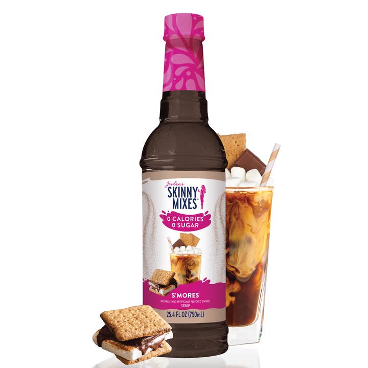 Sugar Free S'mores Syrup for wholesale by Jordan's Skinny Mixes