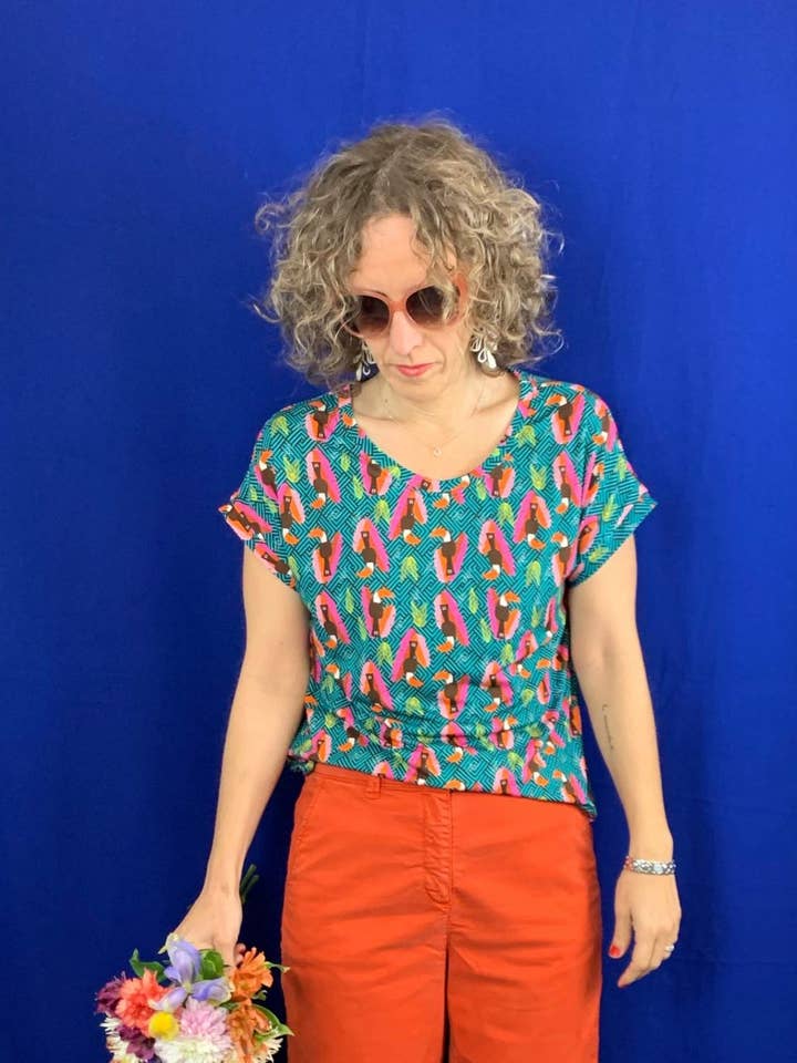 T-shirt Lemon - Print Tucanes per la vendita all'ingrosso da parte di La Compiano