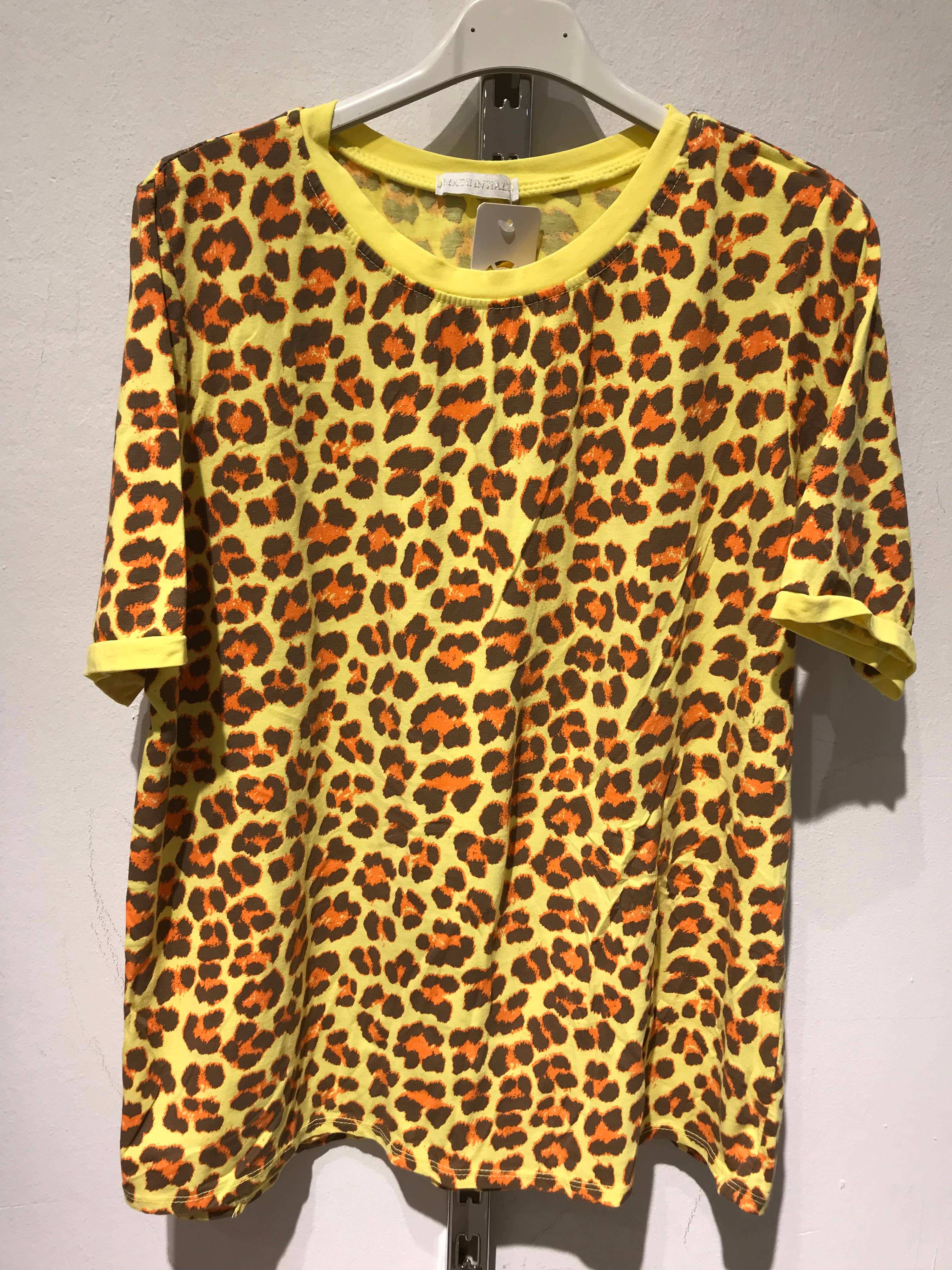 Only Yuan - Wholesale T-Shirt - Women's - ref 12661 leopard t-shirt3