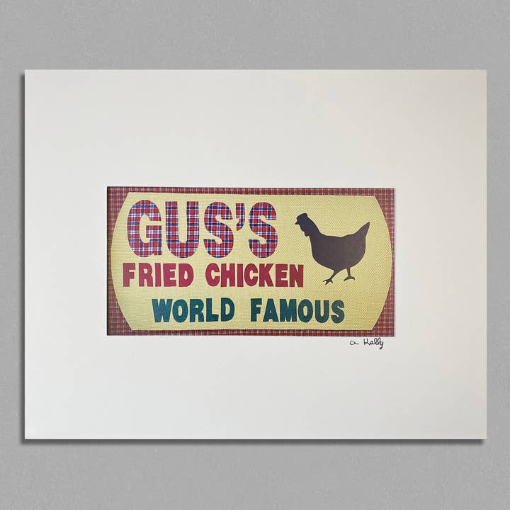 Lámina mate de Gus 11x14 para venta al por mayor de AnnaMade Designs