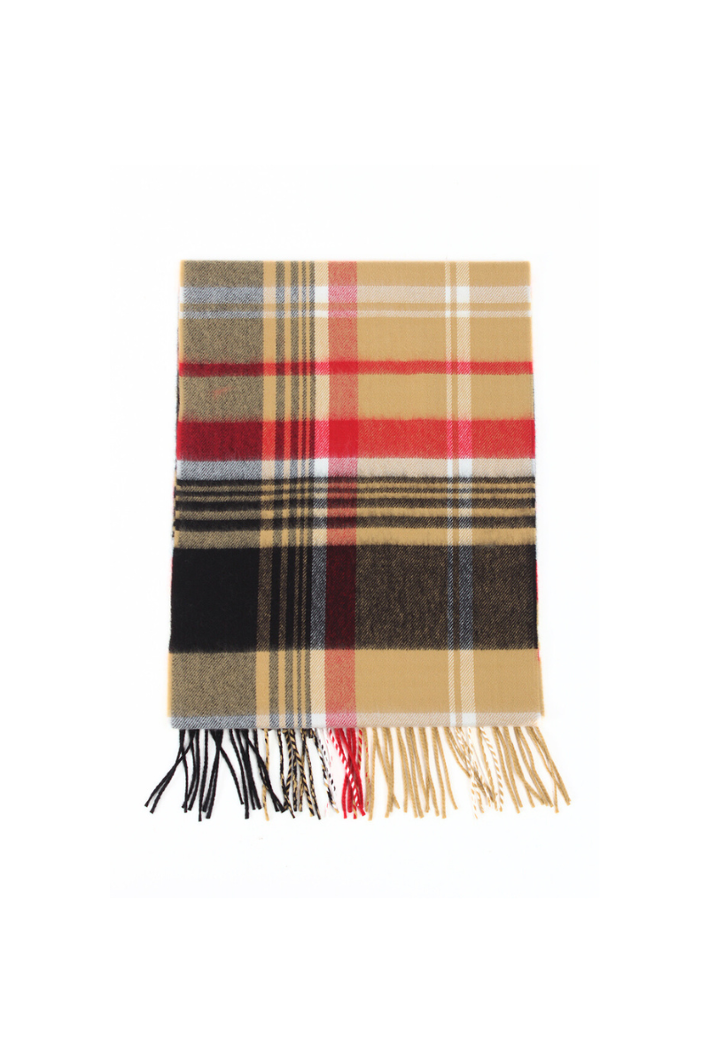 David And Young - Wholesale Scarf - Unisex - Softer than Cashmere PLAID BUFF Vegan Cashmere Touch Scarves51