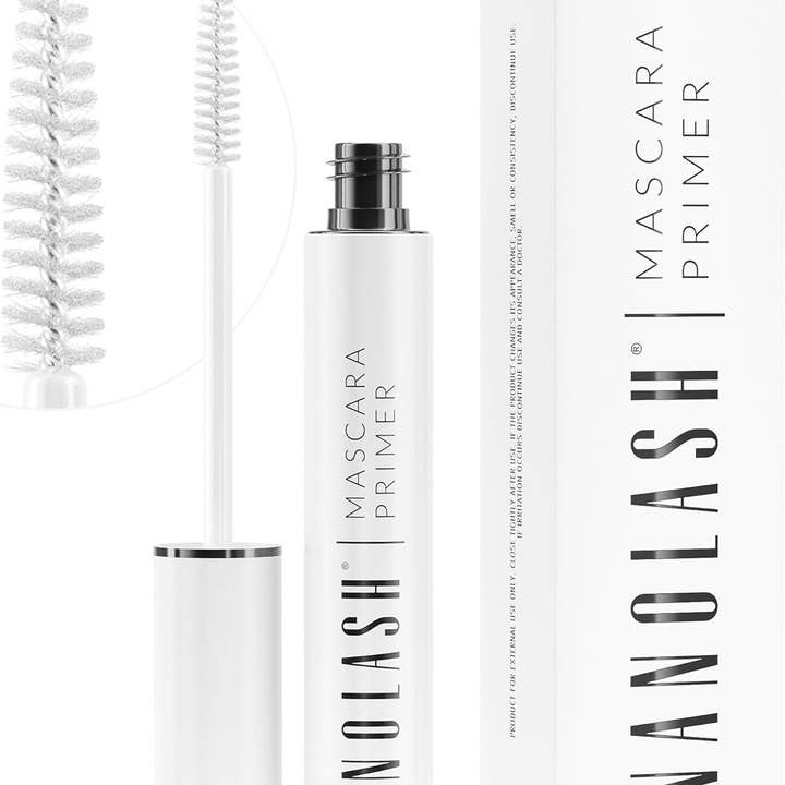 Nanolash Primer Mascara 10 ml - aumenta il volume, base per mascara, base nutriente per ciglia, primer trasparente per ciglia per la vendita all'ingrosso da parte di Beauty Goddess