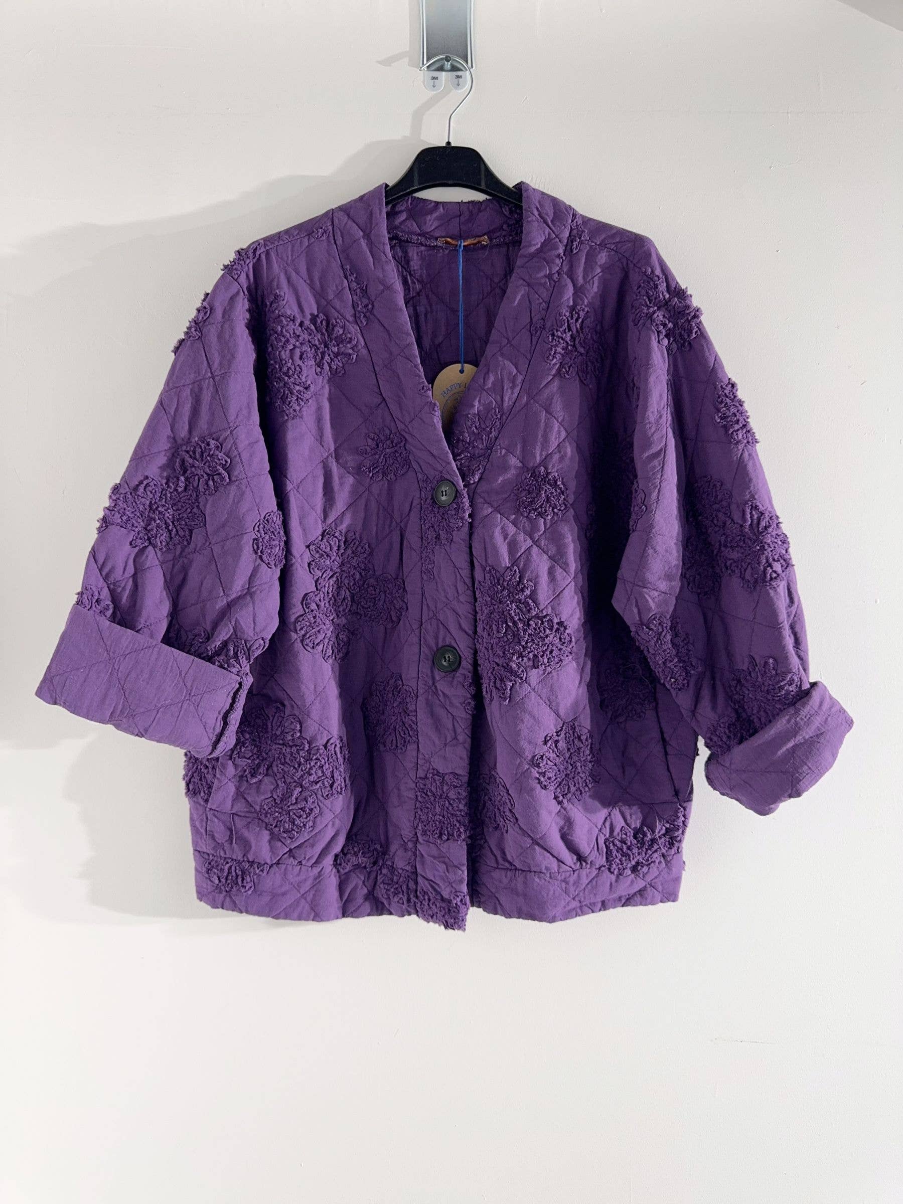 Happy look - Wholesale Jacket - Women's - Women's quilted cotton jacket – 3D embroidery, embossed11