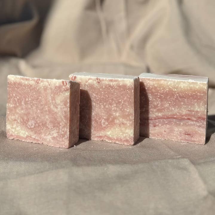 Handmade Soap Club - Wholesale Bar Soap - Sea Salt + Rosemary Exfoliating Bar1