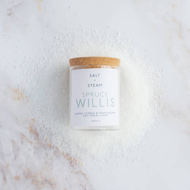 Salt + Steam - Wholesale Facial Steam - Spruce Willis - Juniper & Cypress Facial Steam 50g & 200g