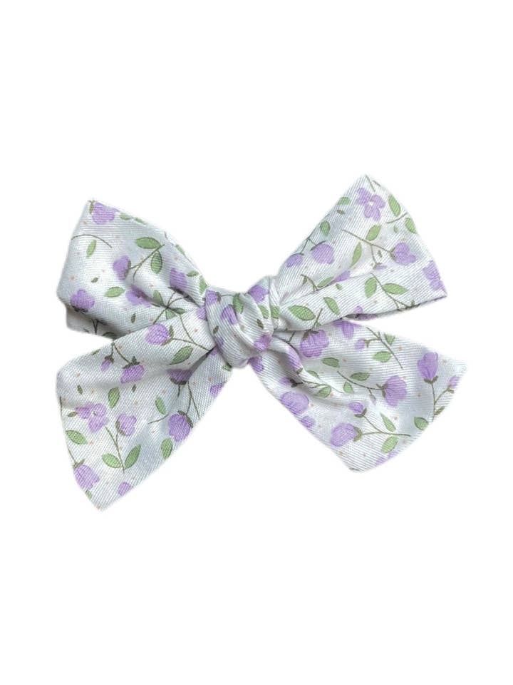 Violet Dainty Simple Bow for wholesale by Mini Melon