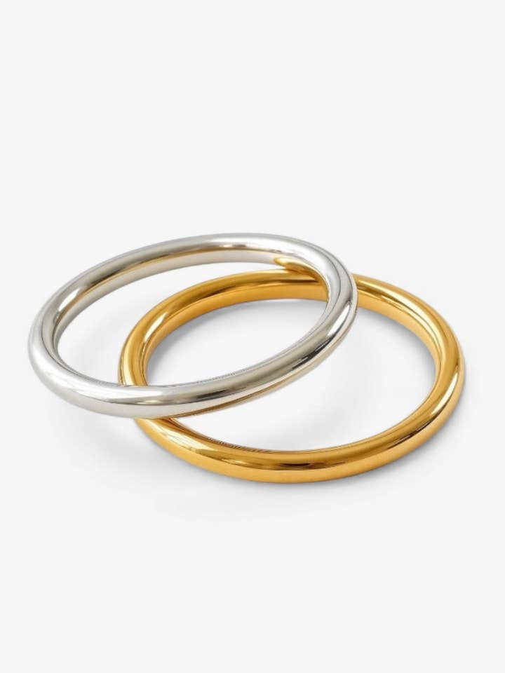 Mix 2 rigid bracelets for wholesale by Woonder