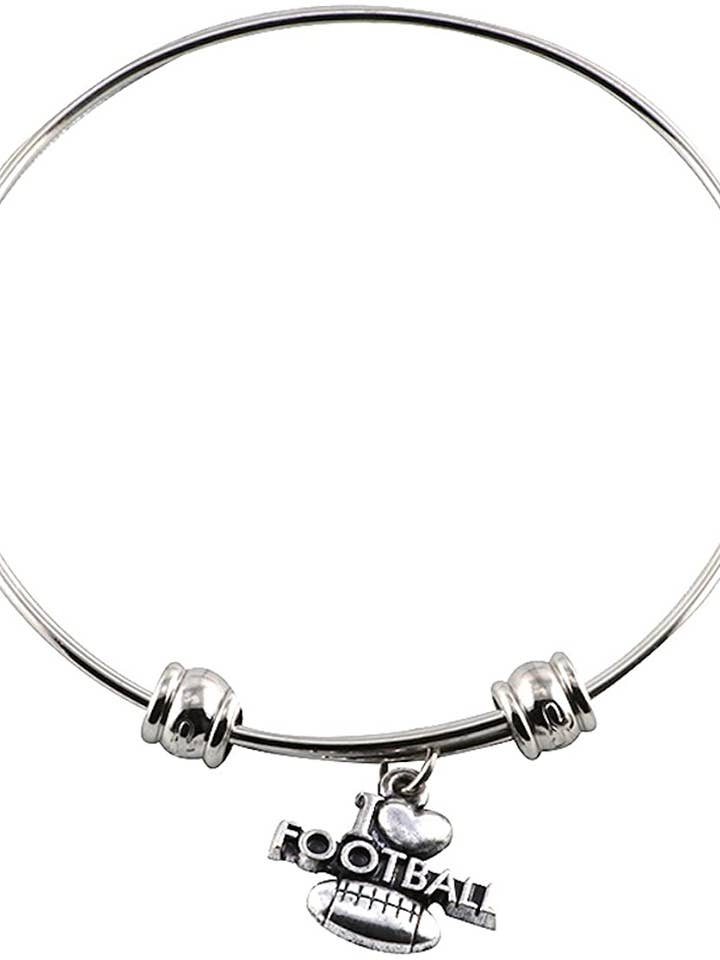 Emerald Park sieraden ik hou van voetbalarmband voor wholesale door Dave The Bunny