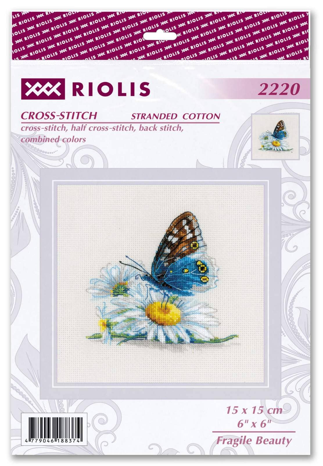 RIOLIS - Wholesale Embroidery/Cross Stitch Supplies - Cross Stitch Kit From Riolis 2220 Fragile Beauty1