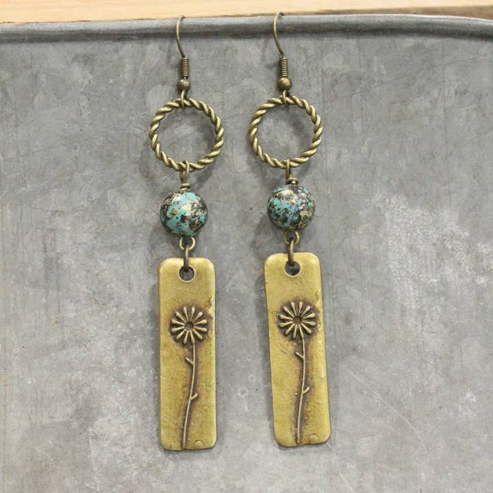 Loads Of Love Me's Dangle Drop Earrings for wholesale by The Primitive Peddler, Inc.