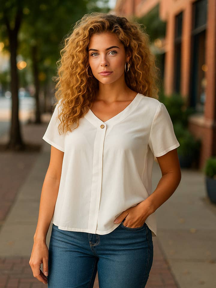 A Woman we Love - Wholesale T-shirt (Zonder tekening) - Dames - Set van 20 Voorjaar-Zomer Blouses – Ultra Licht Stof12