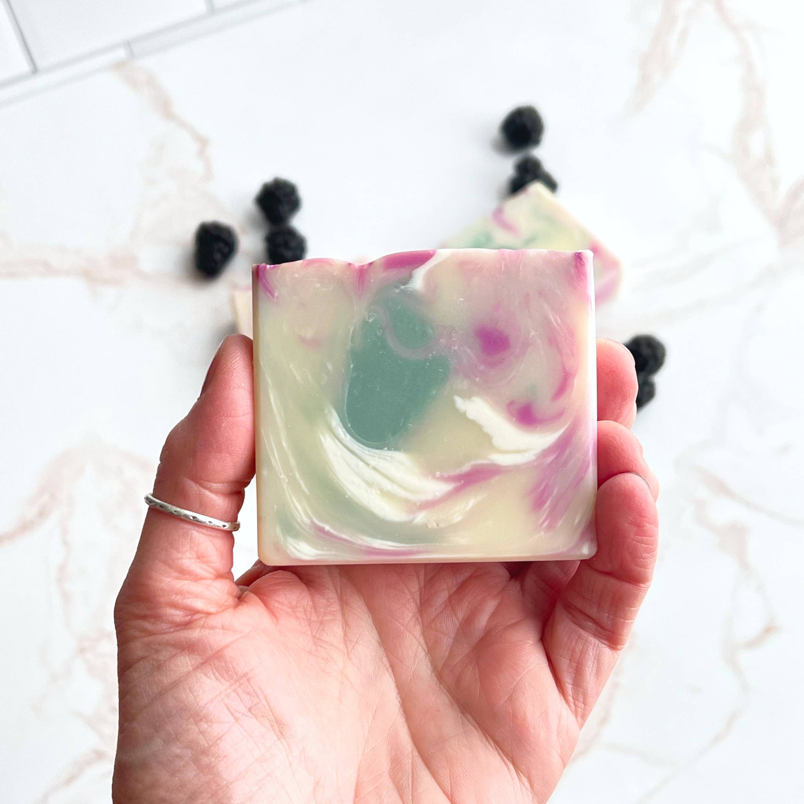 Dragonfly DayDream - Wholesale Bar Soap - BLACKBERRY SAGE  Artisan Soap5