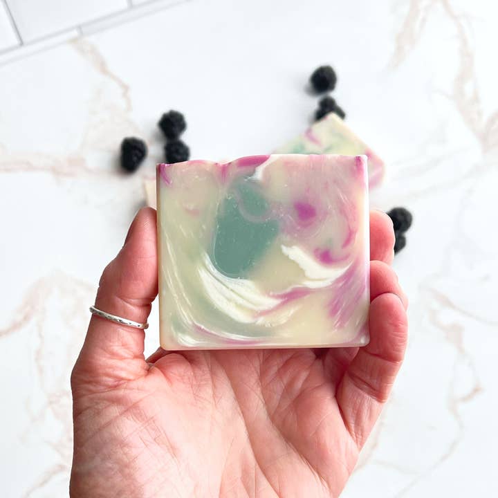 Dragonfly DayDream - Wholesale Bar Soap - BLACKBERRY SAGE Artisan Soap5