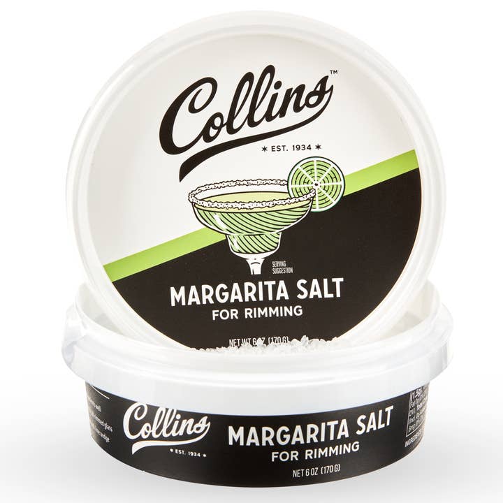 Collins - Wholesale Salt - White Glass-Rimming Margarita Sea Salt - 6 oz