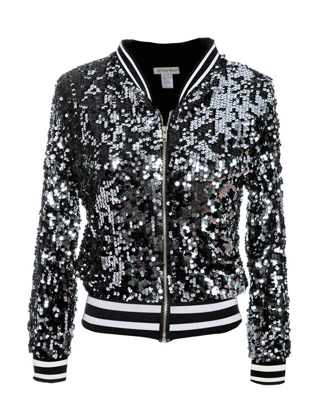Anna Kaci Wholesale - Vente Bombers – femme - Blouson aviateur zippé à sequins85