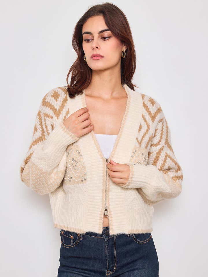Gilet à motifs et fantaisies pour la vente par KY CREATION PARIS