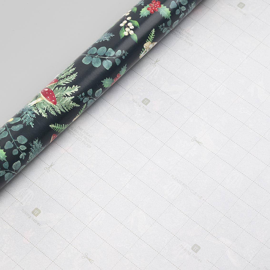 Talking Tables UK – wholesale Wrapping paper roll – Forest Recycled Holiday Wrapping Paper | 3m | Christmas |5