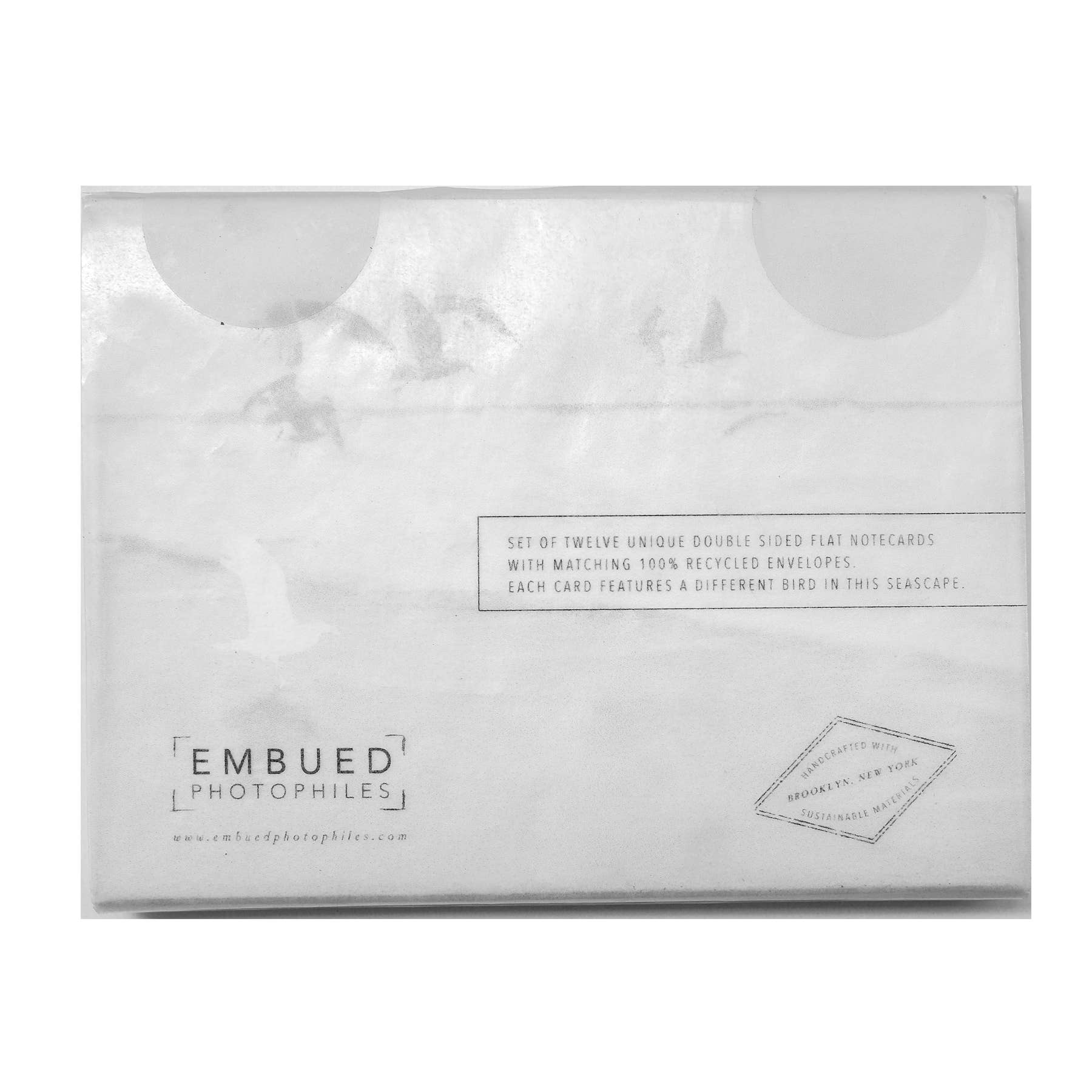 Embued Photophiles - Wholesale Stationery/Notecard Set - Bird Double Sided Flat Notecard Set3