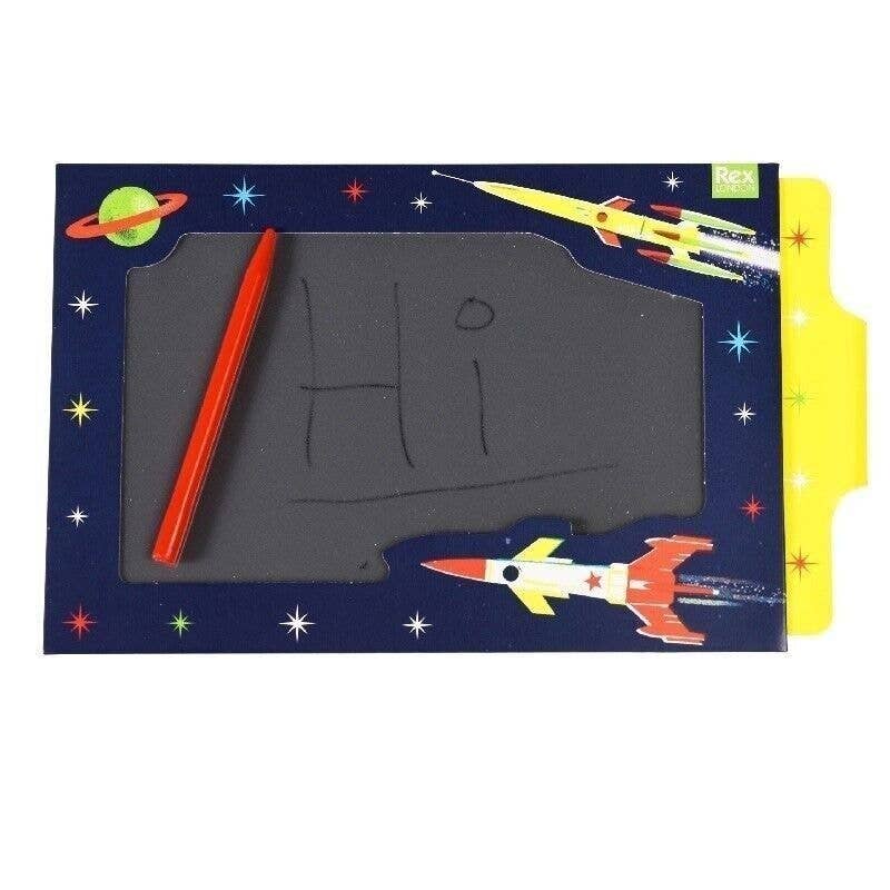 Rex B2B - UK – wholesale DIY craft kit – Child – Magic Slate - Space Age1