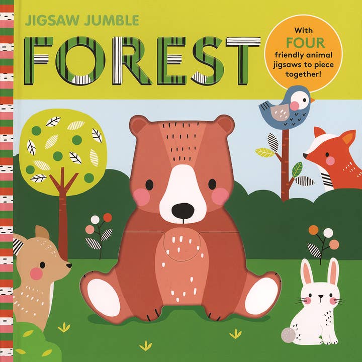 EDC Publishing - Wholesale Preschool Book (3-5) - Jigsaw Jumble: Forest