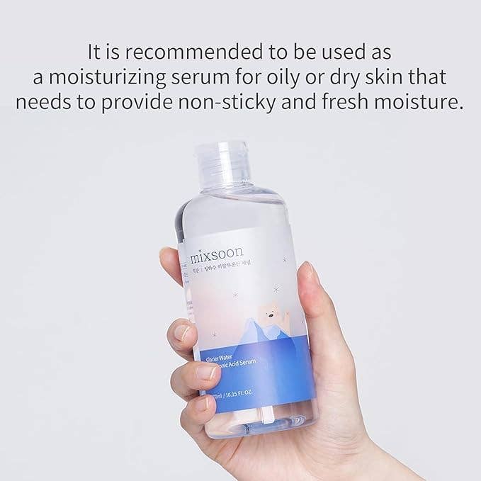 Sol Beauty Lab - Wholesale Facial Serum/Concentrate - Mixsoon Glacier Water Hyaluronic Acid Serum 300ml2