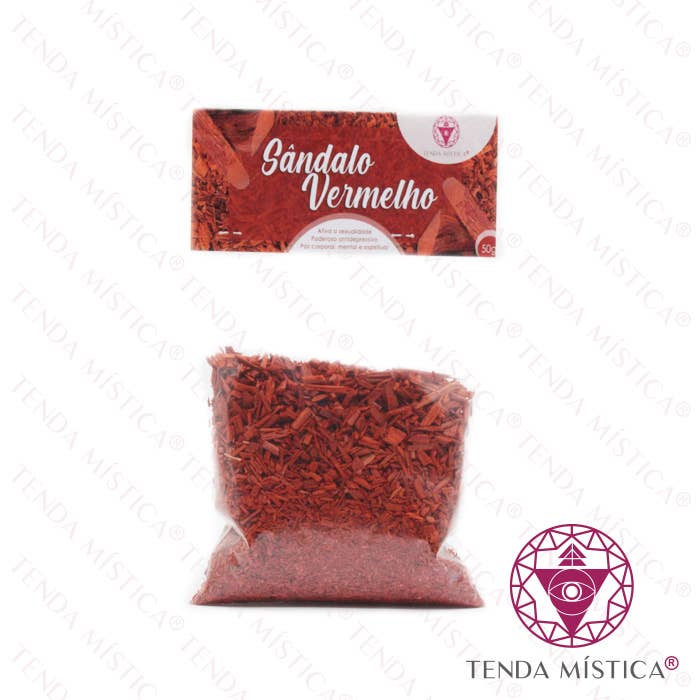 Rød Sandeltræ Flis for engroshandel hos Tenda Mística