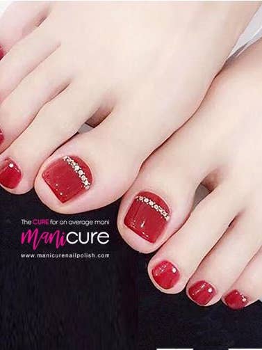 Red Bling, Long Lasting Real Nail Polish Strips for wholesale by ManiCURE Nail Polish