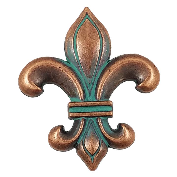 Fleur De Lis Drawer Pull for wholesale by Rustic Iron Store