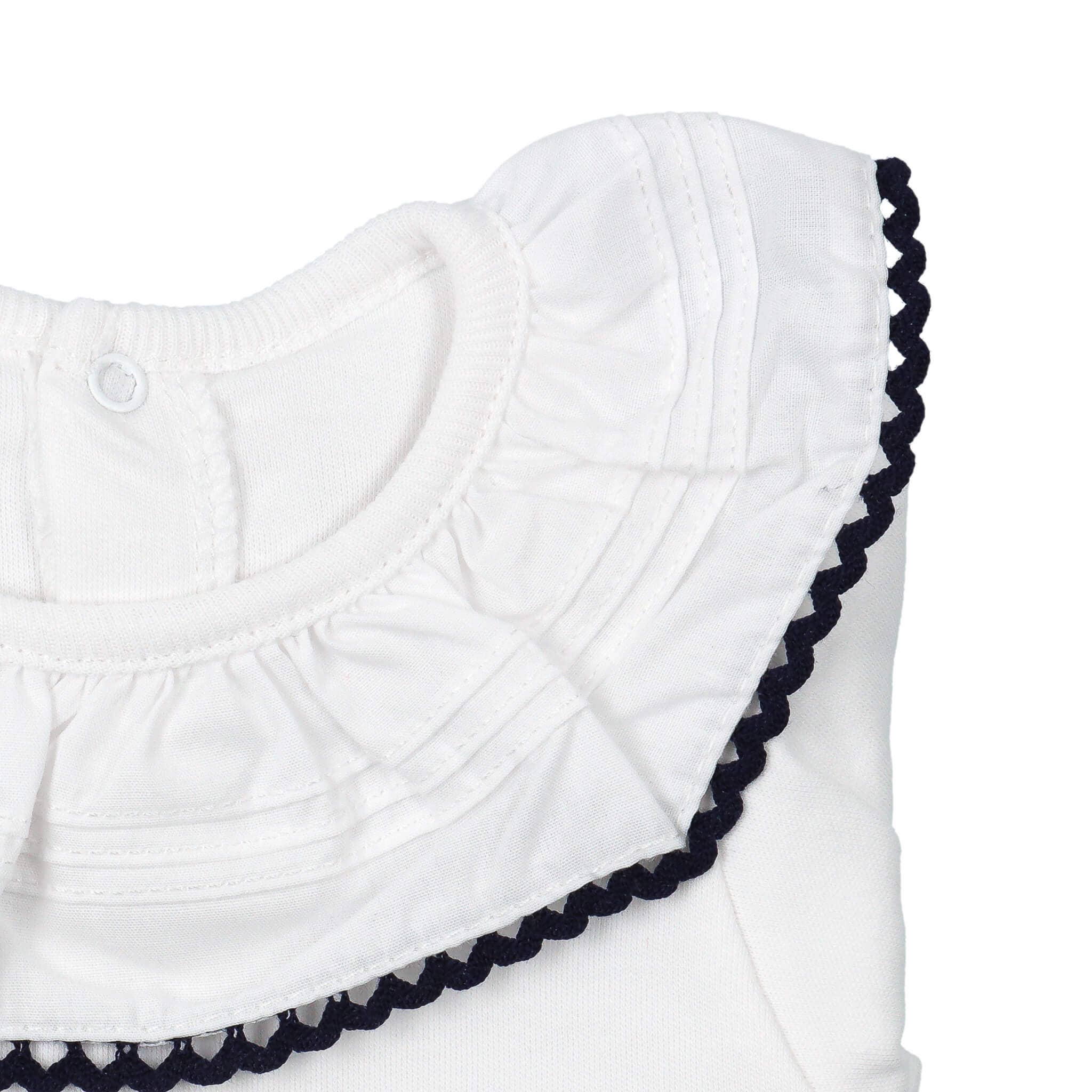 Bean Baby Clothes - Wholesale Bodysuit (Non-Footed) - Baby - Cotton Baby Bodysuit Onesie with Greek Lace Collar16