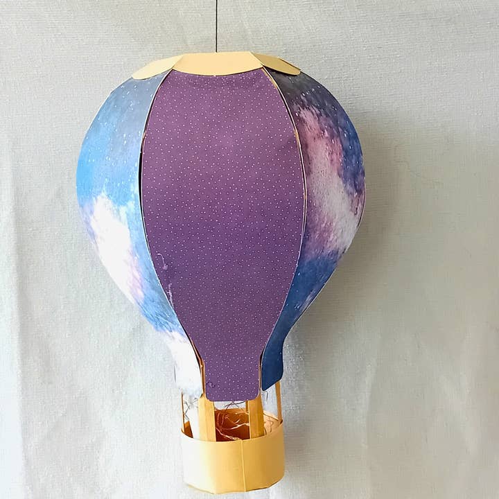 La baleine qui embosse - Venta al por mayor Kit de manualidades - Kit DIY Globo Aerostático Luminoso de Papel