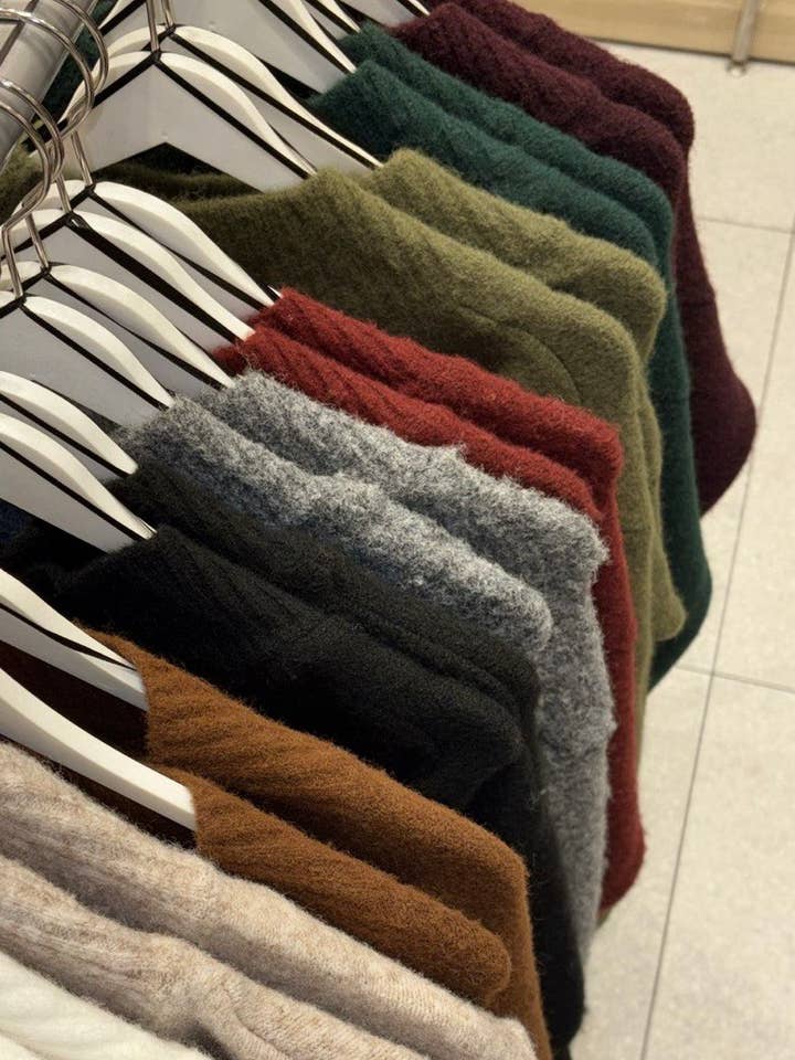 Anaz - Wholesale Knit Sweater - Women's - Crossover V-Neck Sweater4